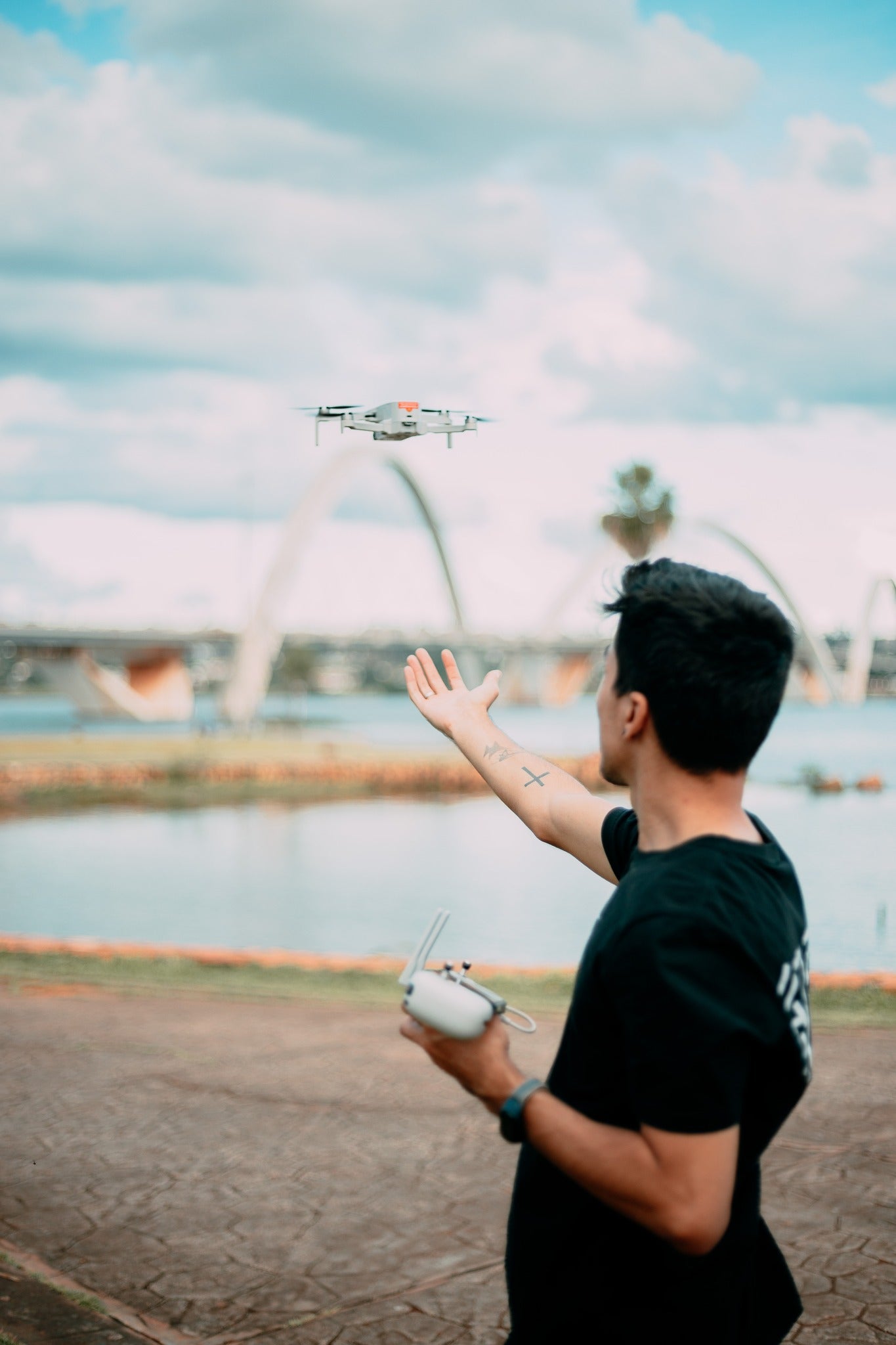A Potensic ATOM drone in real use