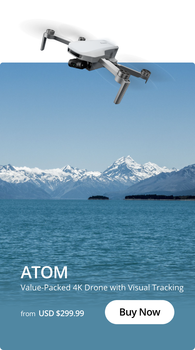 ATOM — Value-Packed 4K Drone with Visual Tracking