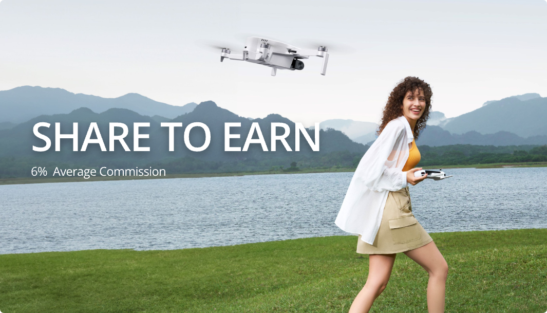 Share to earn — 6% average commission